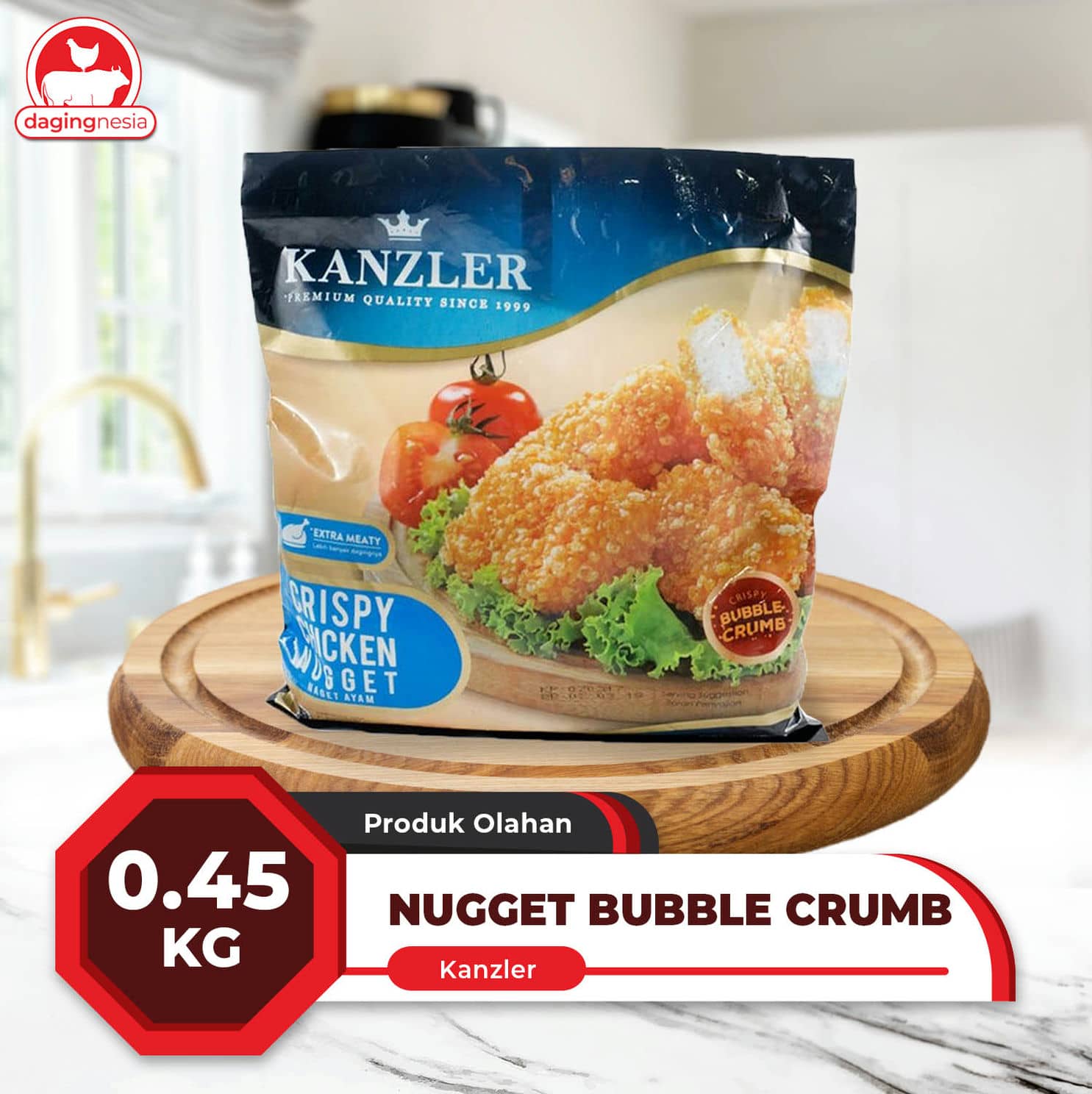 kanzler cheese frankfurter (sosis keju) 360g